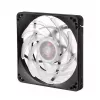 Luchtkoeler Silverstone FW124 voor computerbehuizing, zwart, wit