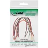 InLine ventilator-adapterkabel Y-kabel 3-polige Molex bus / 6x 3-polige Molex stekker