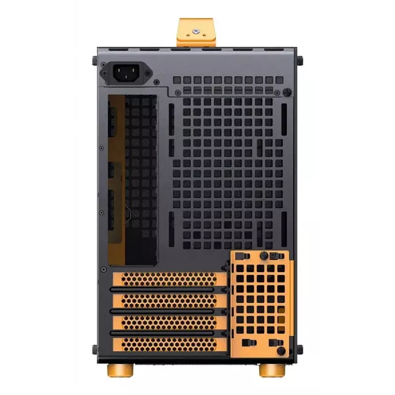 Computerbehuizing JONSPLUS MATX Handle Case Z20 – zwart-oranje
