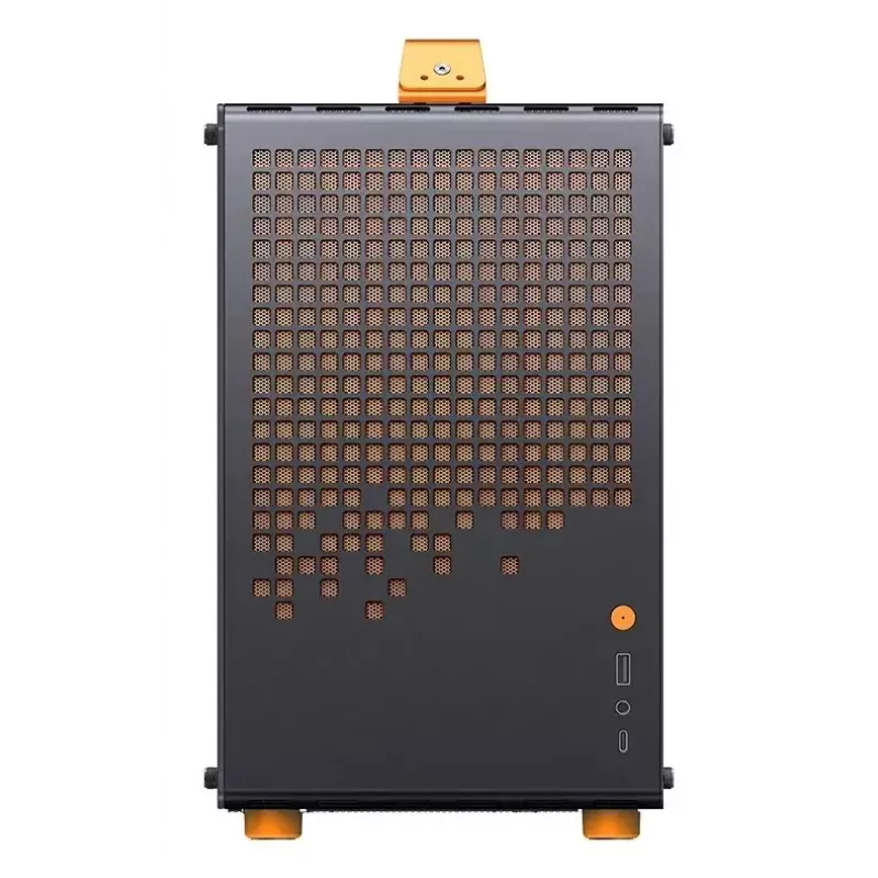 Computerbehuizing JONSPLUS MATX Handle Case Z20 – zwart-oranje