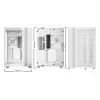 be quiet! Light Base 600 LX BGW68 Midi Tower pc-behuizing, ATX, zijraam van gehard glas, ARGB, USB-C, ondersteuning voor 360 mm radiator, wit