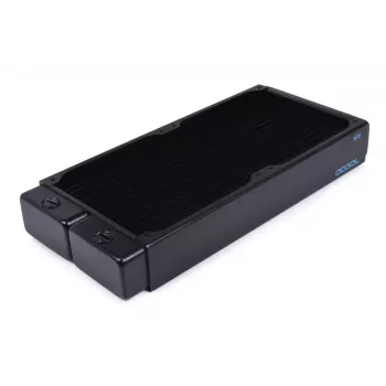 Radiator Alphacool 14441 messing koper staal zwart 144mm 314,5mm 45mm