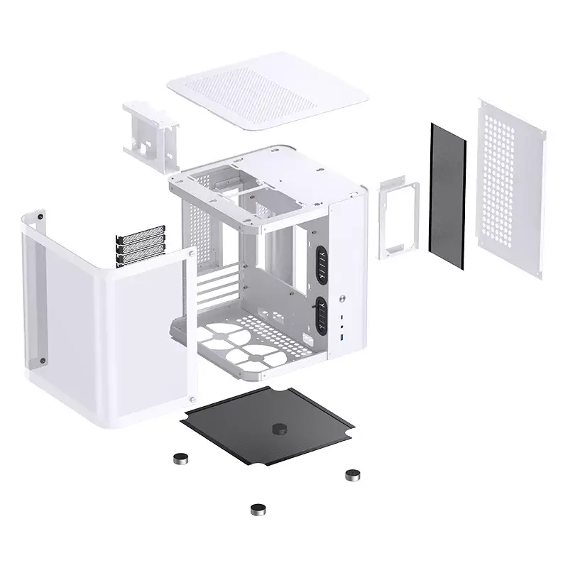 Jonsbo TK-1 2.0 mini tower wit PC-behuizing