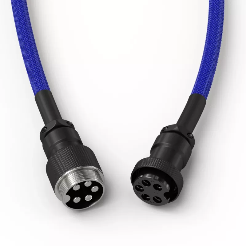 Spiraalkabel USB GLORIOUS voor mechanische toetsenborden, GMMK Cobalt Blue GLO-KB-ACC-CBL-COIL-CBLU