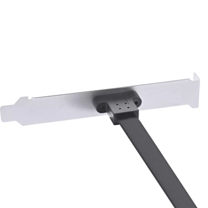 InLine PCI-slotbeugel, USB-C naar USB 3.2 frontpanel Key-A intern, 0,3 m
