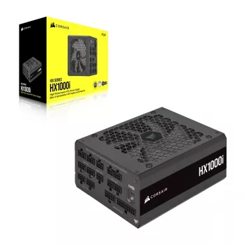CORSAIR voeding - 1000 watt - Hx1000i - volledig modulair ultra-laag geluid platina ATX-pc (EU)
