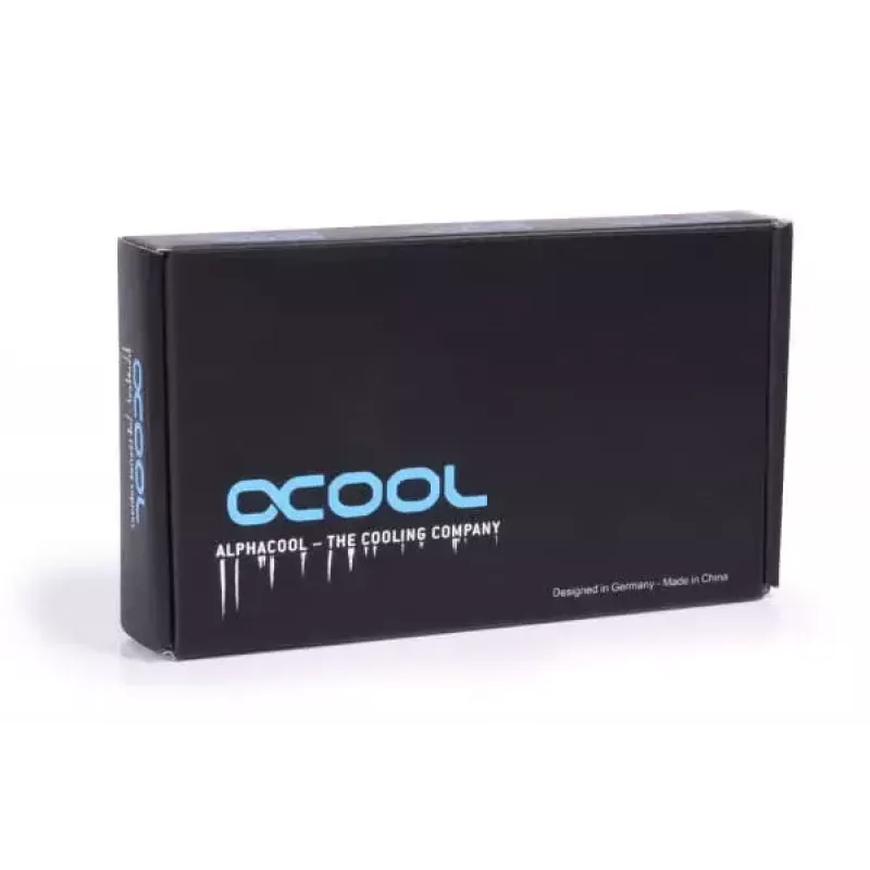 Computer-koelsysteem Alphacool 26158 zwart 38 mm breedte 120 mm diepte 18 mm hoogte