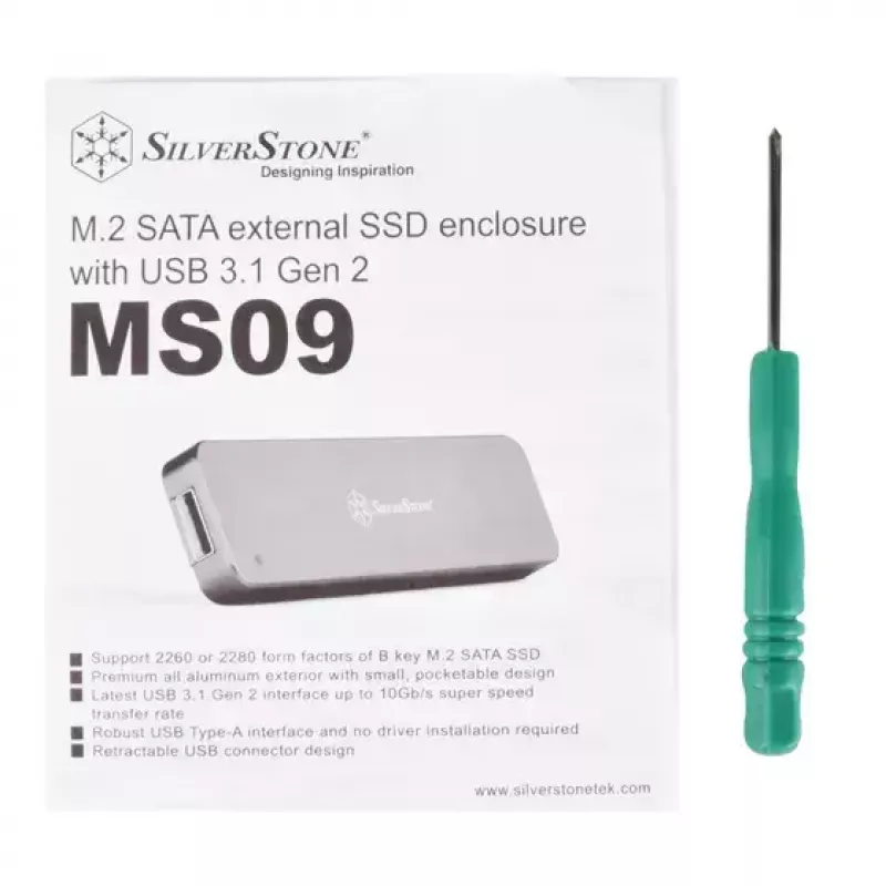 SSD-behuizing Silverstone MS09