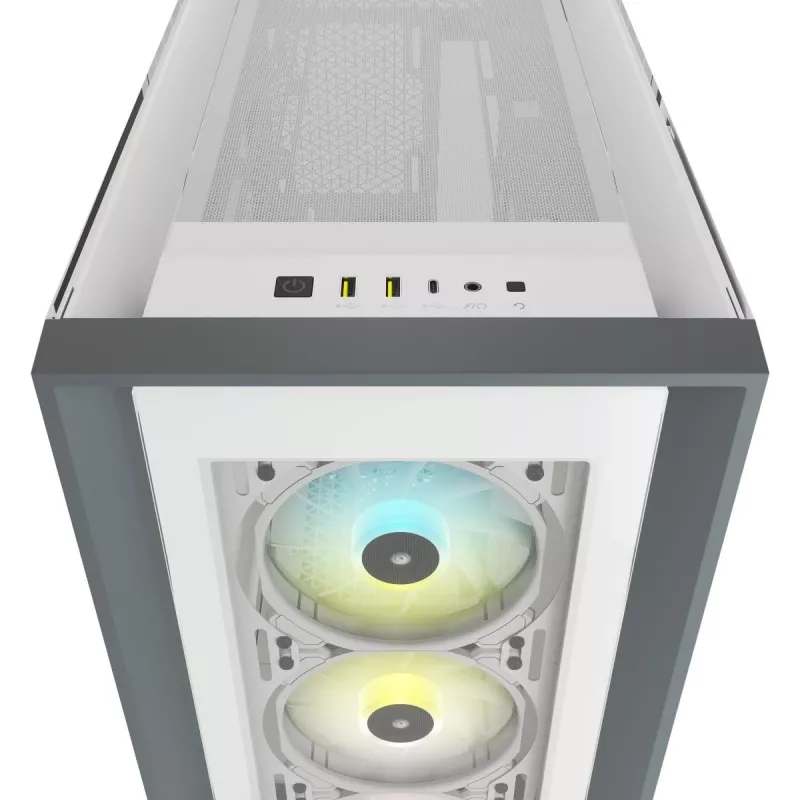 CORSAIR iCUE 5000X RGB - Tempered Glass Mid-Tower ATX PC Smart Case - wit