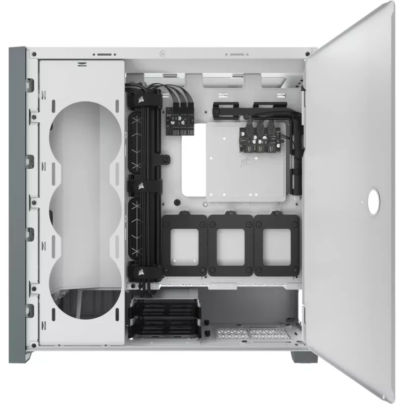 CORSAIR iCUE 5000X RGB - Tempered Glass Mid-Tower ATX PC Smart Case - wit