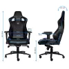 noblechairs EPIC NBL-PU-BLU-002 gamingstoel, zwart/blauw