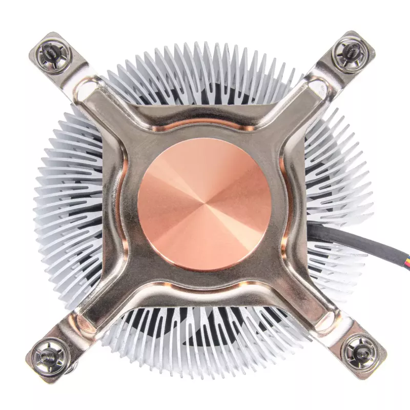 SilverStone SST-NT07-1700 low-profile CPU-luchtkoeler, 80 mm, 1500–3600 tpm, zwart