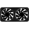 Aerocool ASTRO24 dual fan pc 12cm ARGB LED antivibratie-ondersteuning zwart