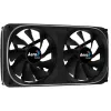 Aerocool ASTRO24 dual fan pc 12cm ARGB LED antivibratie-ondersteuning zwart