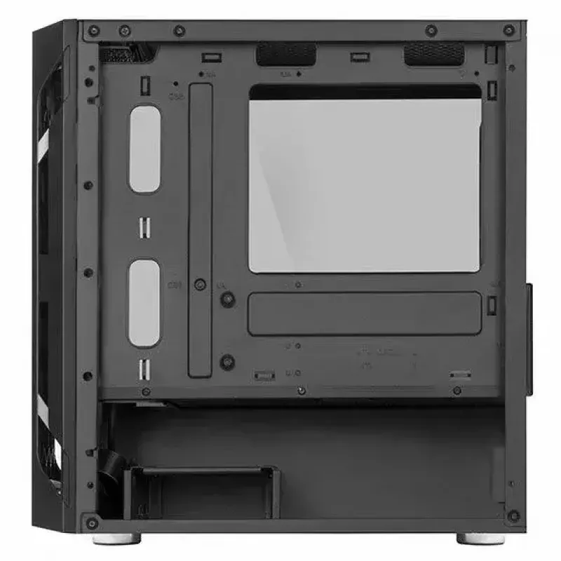 Silverstone FARA H1M micro tower pc-behuizing zwart
