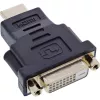 InLine HDMI naar DVI adapter stekker / 24+1 bus verguld, 4K2K