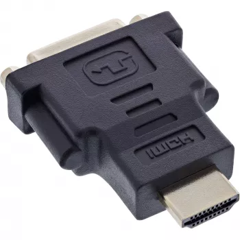 InLine HDMI naar DVI adapter stekker / 24+1 bus verguld, 4K2K