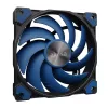 Ventilator Akasa ALUCIA SC processorkoeler 14 cm zwart blauw hydrodynamisch glijlager