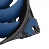 Ventilator Akasa ALUCIA SC processorkoeler 14 cm zwart blauw hydrodynamisch glijlager