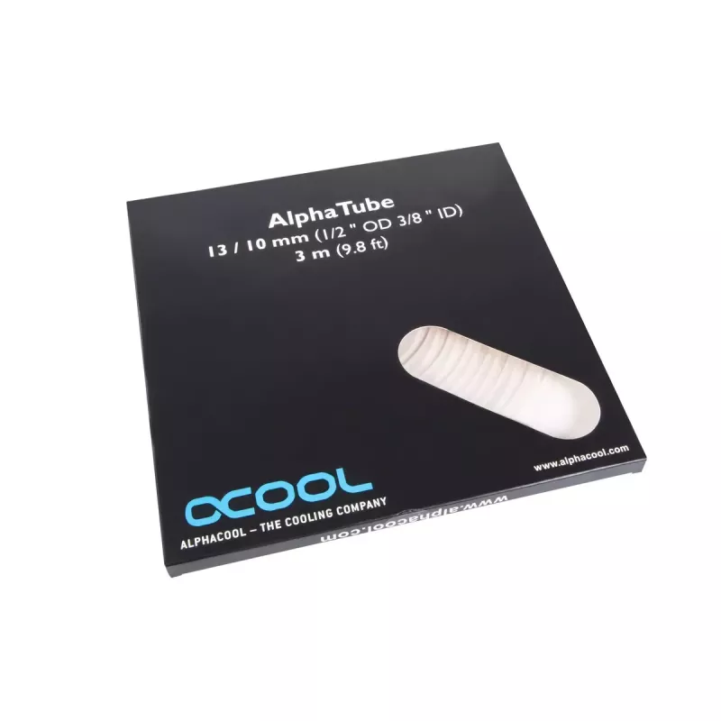 Alphacool AlphaTube HF 17495 slang 13/10 mm (3/8″ binnendiameter), 3 m, ultrahelder