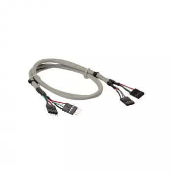 InLine USB 2.0 verlengkabel intern 2x 4-pins pinheader / pinbus, 0,60m