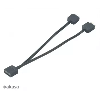 Addressable RGB LED-splitterkabel Akasa AK-CBLD08-12BK