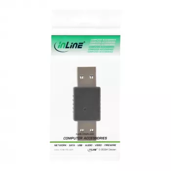 USB 3.0-adapter Type-A stekker / Type-A stekker InLine 35300T