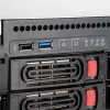 SilverStone SST-RM43-320-RS 4U rackserverbehuizing, E-ATX / SSI EEB, 20x 3,5″ SATA/SAS Hot-Swap, zwart