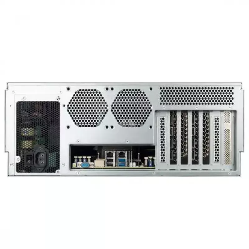 SilverStone SST-RM43-320-RS 4U rackserverbehuizing, E-ATX / SSI EEB, 20x 3,5″ SATA/SAS Hot-Swap, zwart