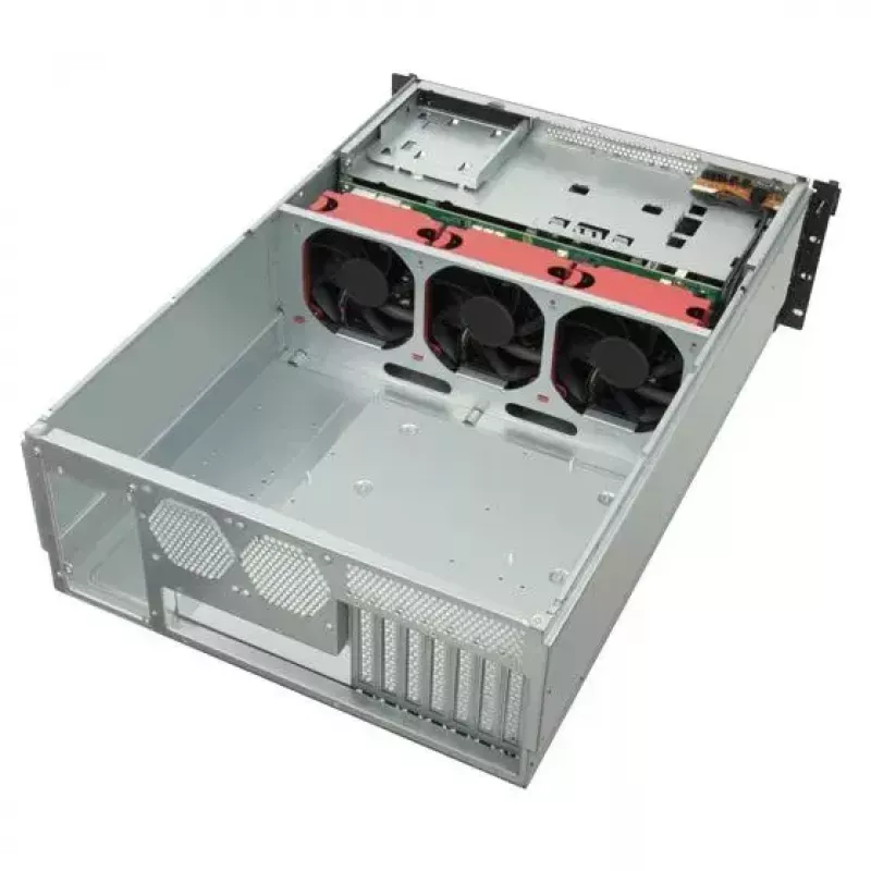 SilverStone SST-RM43-320-RS 4U rackserverbehuizing, E-ATX / SSI EEB, 20x 3,5″ SATA/SAS Hot-Swap, zwart