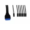 Alphacool ES front-I/O-paneel met USB 3.0 en kabelset voor servercases (25057)