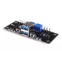 Alphacool ES front-I/O-paneel met USB 3.0 en kabelset voor servercases (25057)