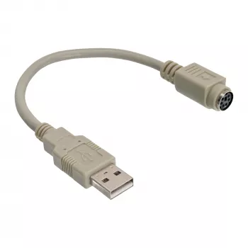 USB-adapterkabel USB Type-A stekker / PS/2 bus InLine 33102