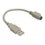 USB-adapterkabel USB Type-A stekker / PS/2 bus InLine 33102