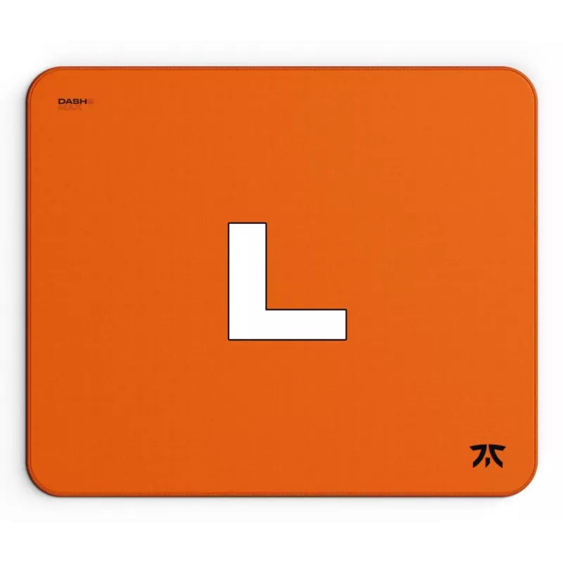 FNATIC muismat - Dash V2 Max L - zonsondergang oranje