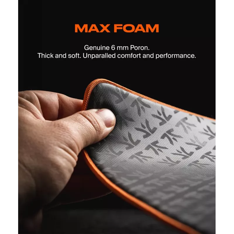 FNATIC muismat - Dash V2 Max L - zonsondergang oranje