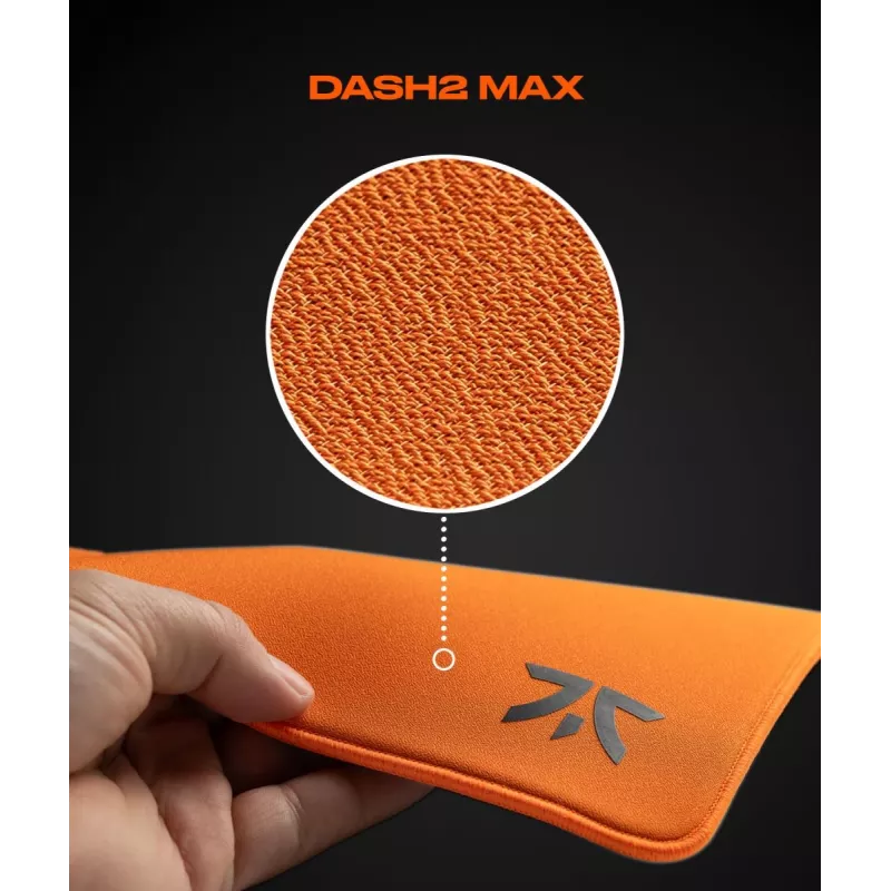FNATIC muismat - Dash V2 Max L - zonsondergang oranje
