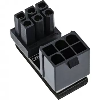 InLine Power-adapter intern 180° ATX 6-pins stekker bus zwart 26636E