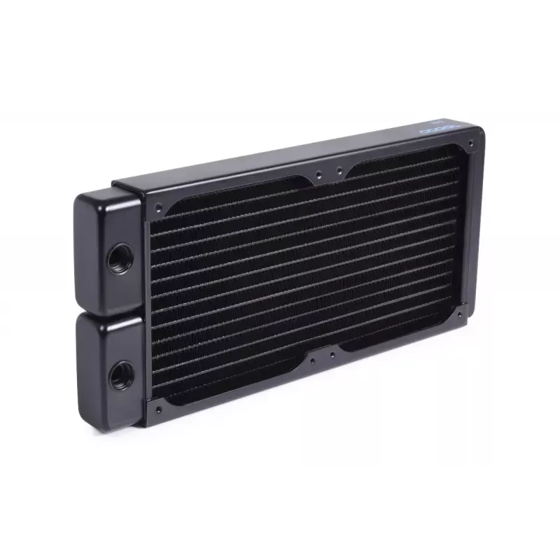Alphacool NexXxoS HPE-30 14376 volledig koperen radiator van 240 mm, zwart