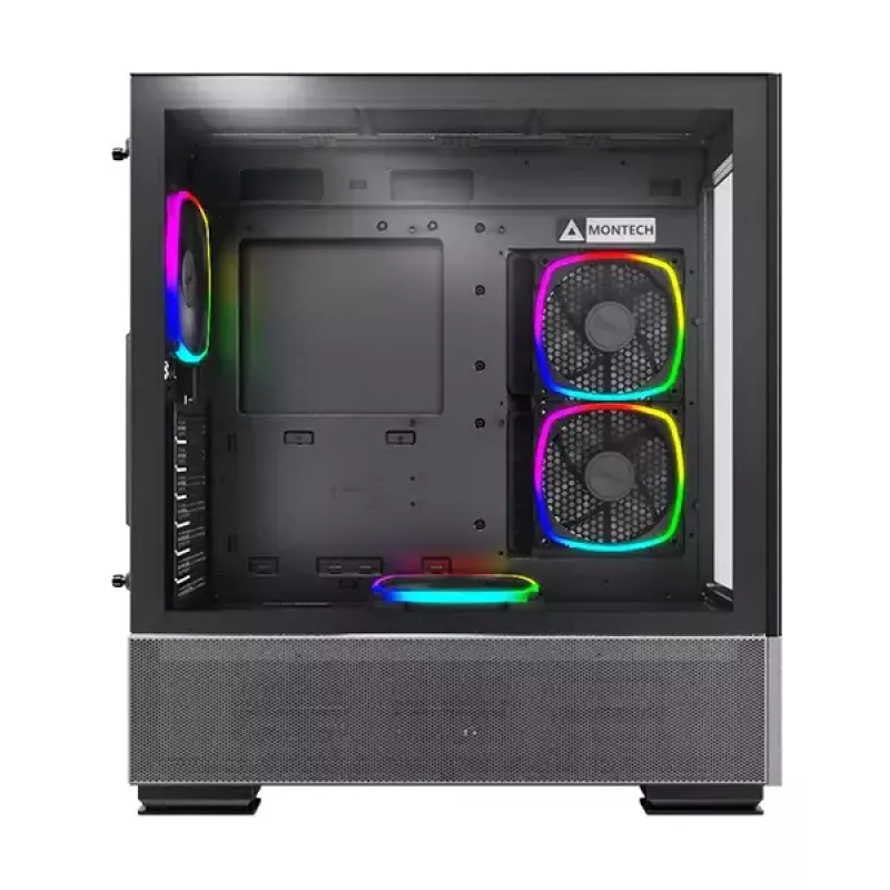 PC-behuizing Montech SKY TWO midi tower zwart