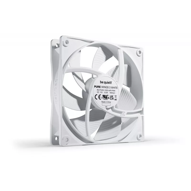 be quiet! Pure Wings 3 120mm PWM wit pc-behuizingsventilator 12 cm 1 stuk