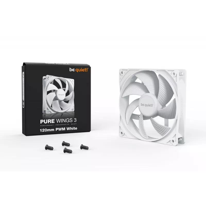 be quiet! Pure Wings 3 120mm PWM wit pc-behuizingsventilator 12 cm 1 stuk