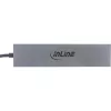 InLine USB 3.2 Gen.2 hub (10 Gb/s), 4 poorten USB-C, OTG, aluminium behuizing