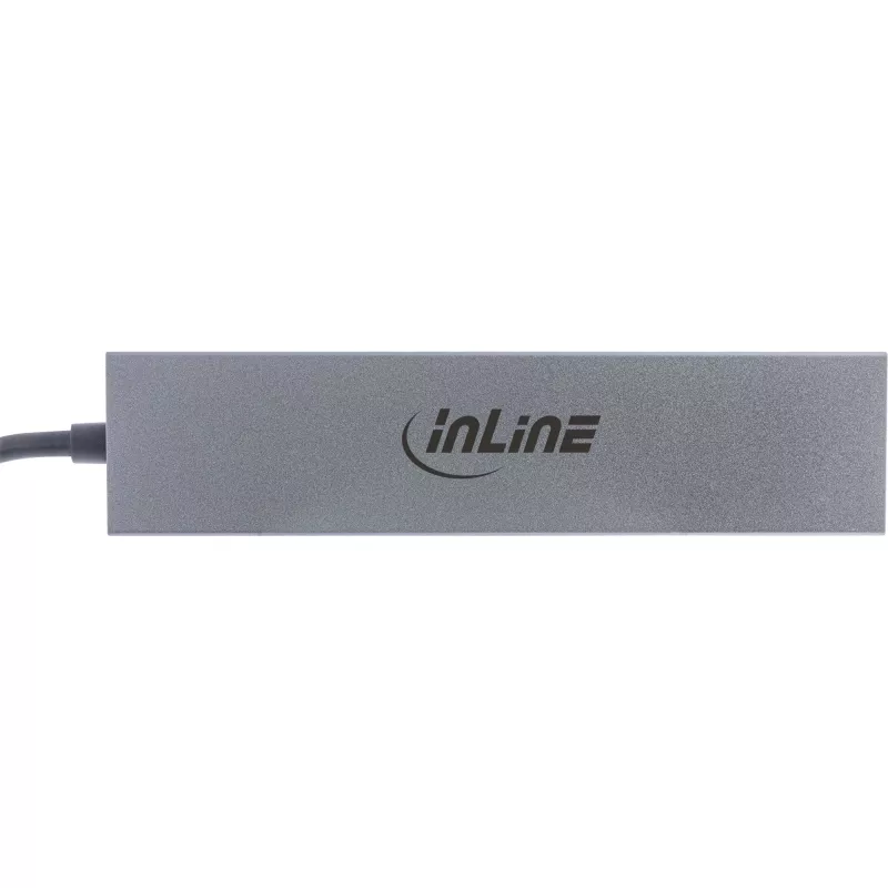 InLine USB 3.2 Gen.2 hub (10 Gb/s), 4 poorten USB-C, OTG, aluminium behuizing