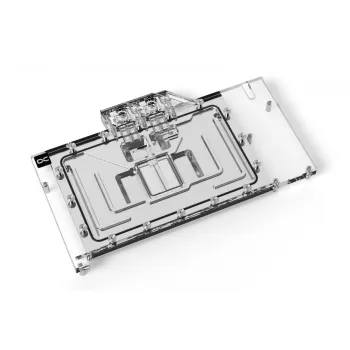 Waterblok + backplate Alphacool Eisblock Aurora acryl aluminium koper transparant