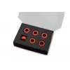Compressiering EK Water Blocks aluminium rood 6 stuks