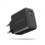 Oplader Axagon ACU-PQ45 QC 3.0 4.0 AFC FCP PPS PD 45W zwart