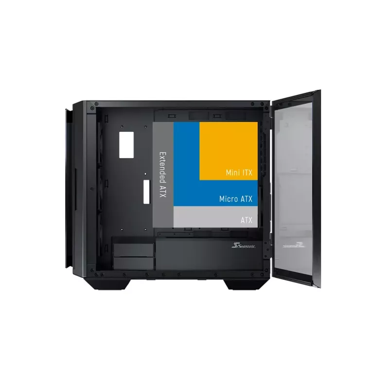 PC-behuizing Seasonic SYNCRO Q704 midi tower zwart