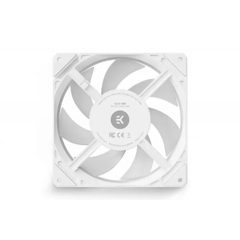 Ventilatormodule EKWB wit 12 V ventilatormodule voor pc-koeling