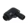 Fitting Alphacool 17136 messing zwart 35 mm breedte 17 mm diepte 29 mm hoogte